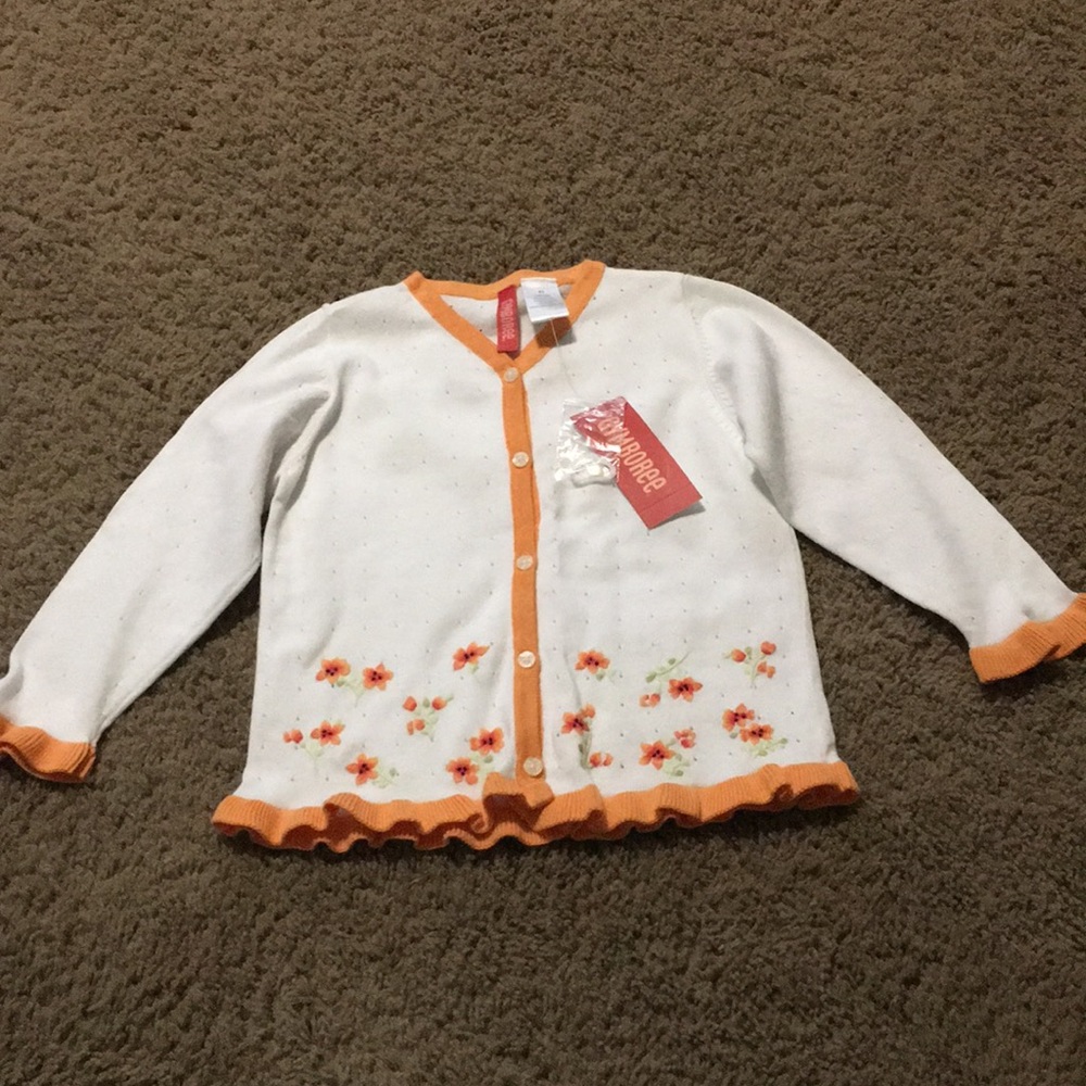 NWTs Vintage Gymboree Wildflower Fields sweater 3T